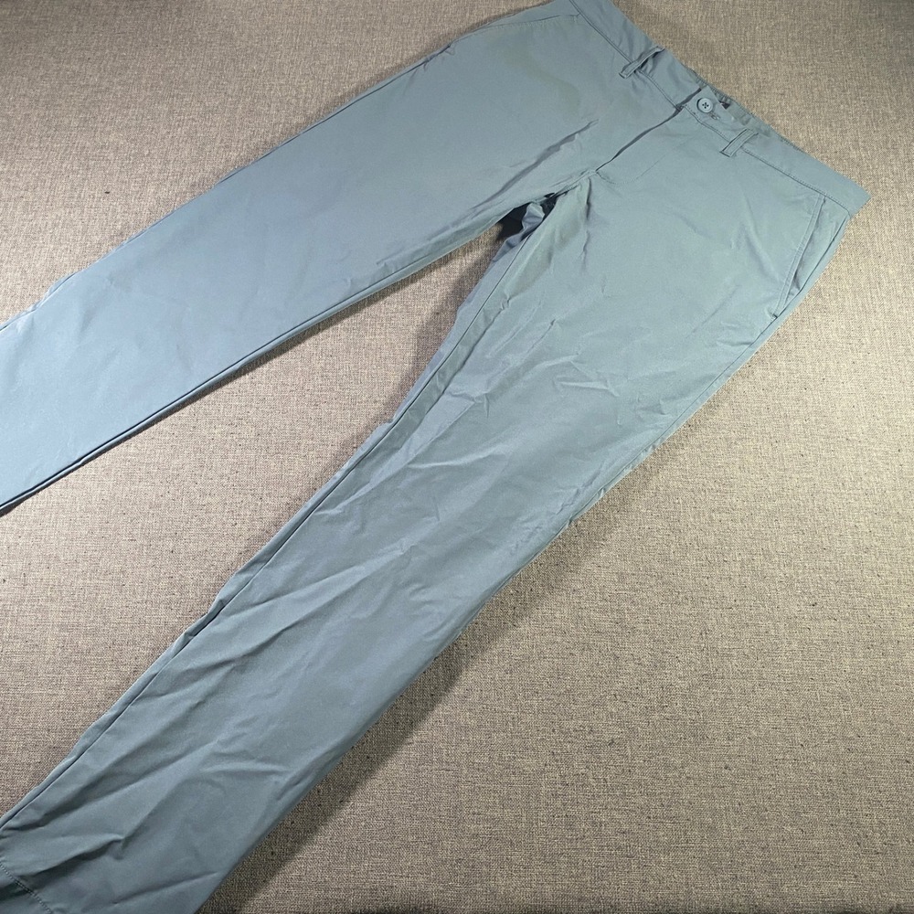 J.Crew Flex Slim Men's Pants W32 L34 Blue Green Casual Chino Stretch